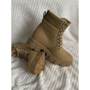 Women’s Size 10 YO KI Asher combat boots Brown Lace Up